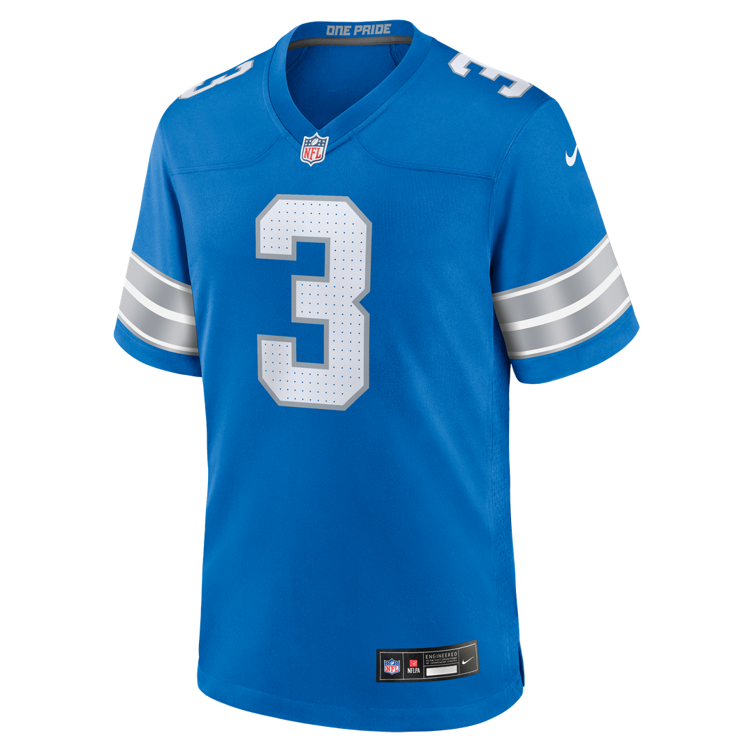 Detroit Lions Jack Fox Nike Blue Game Jersey
