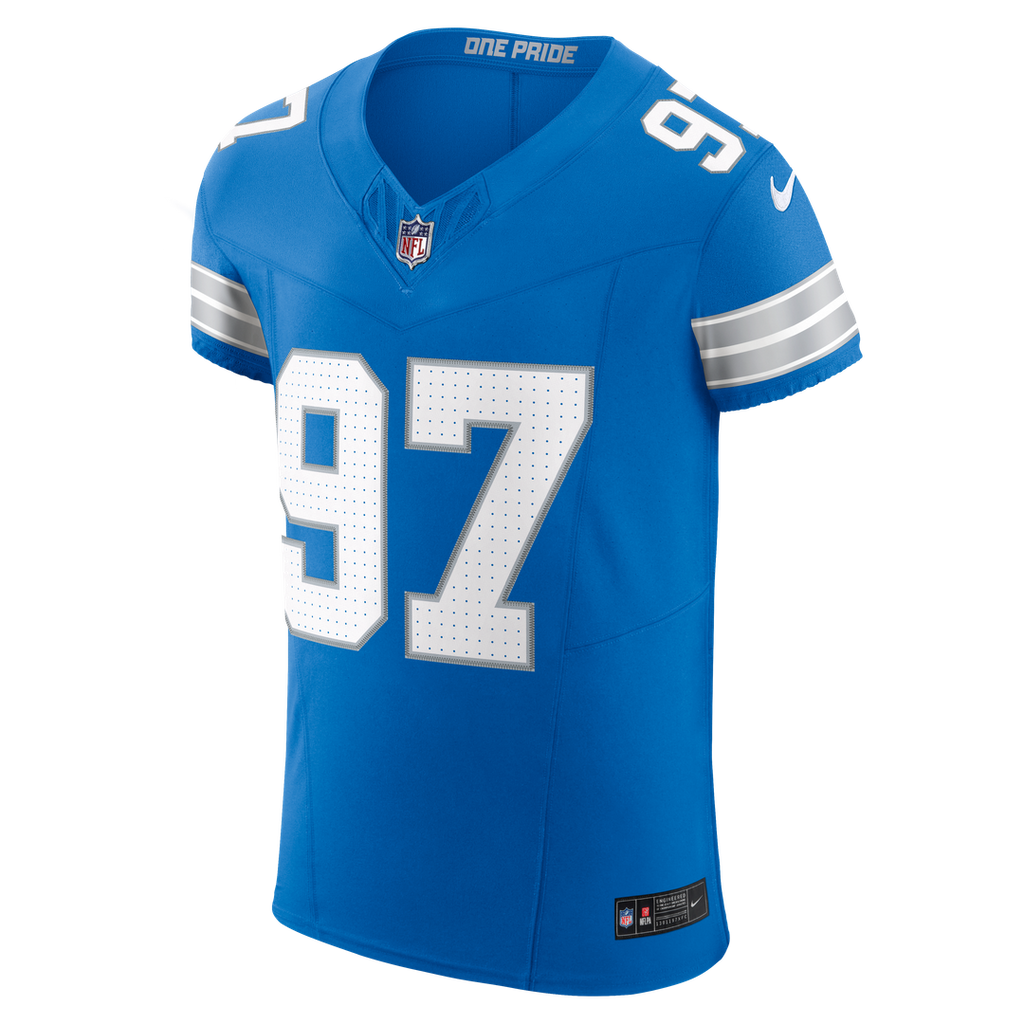 Detroit Lions Aidan Hutchinson Nike Black Alternate Vapor FUSE Elite Jersey