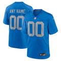 Detroit Lions Nike Blue Alternate Custom Jersey