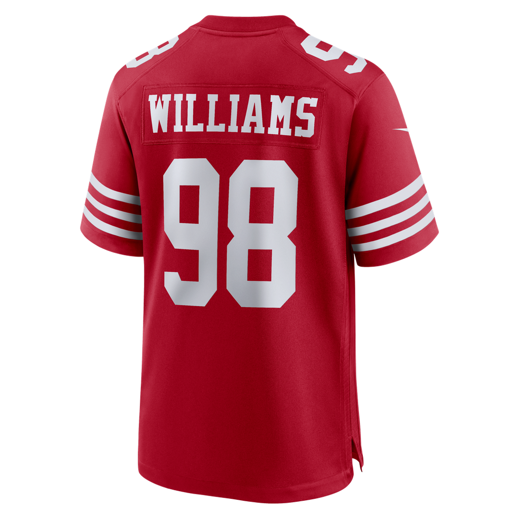 San Francisco 49ers Mykel Williams Nike Scarlet Game Jersey
