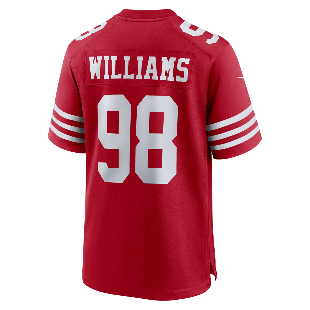 San Francisco 49ers Mykel Williams Nike Scarlet Game Jersey