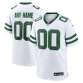 New York Jets Nike Legacy White Custom Jersey