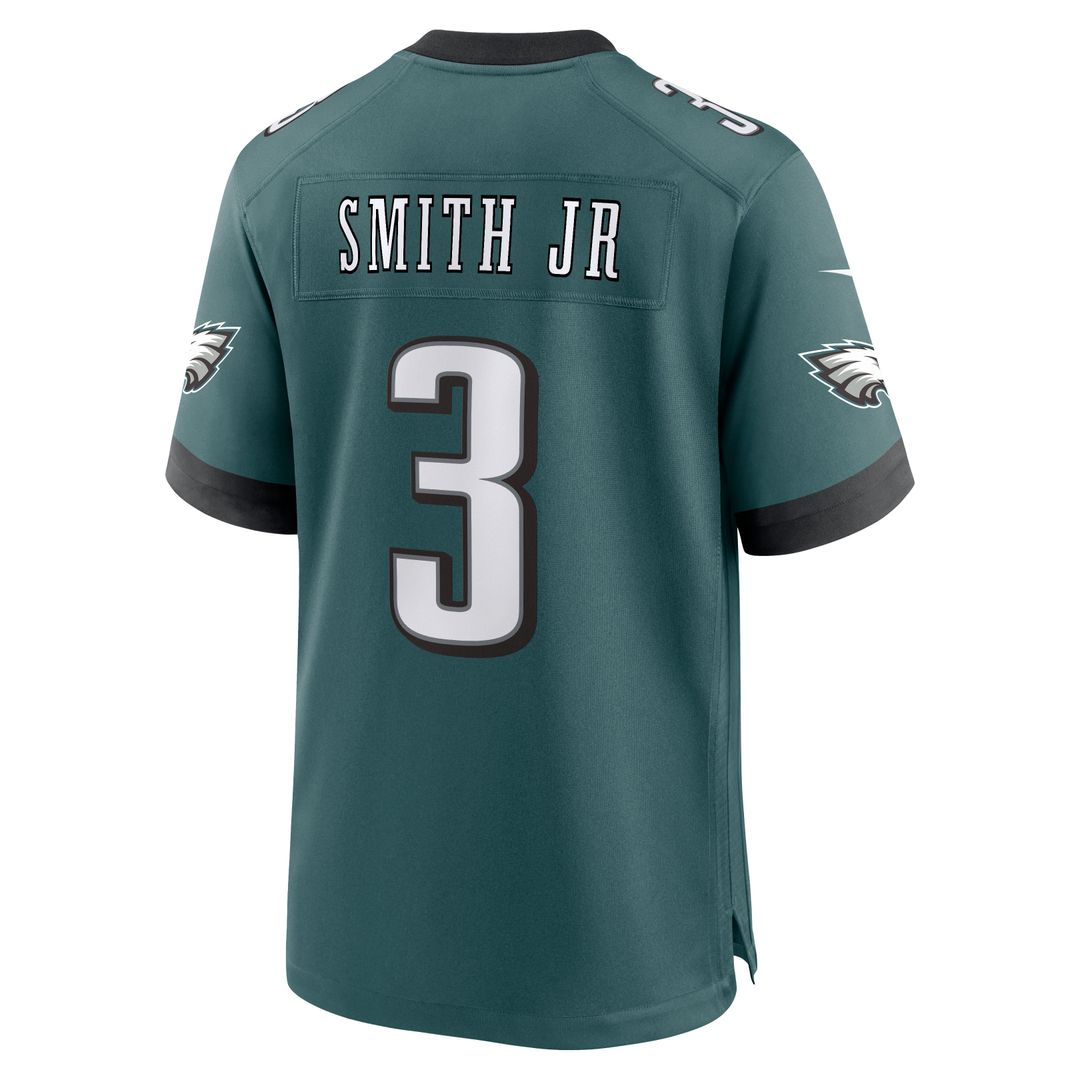 Philadelphia Eagles Nolan Smith Jr. Nike Midnight Green Game Jersey