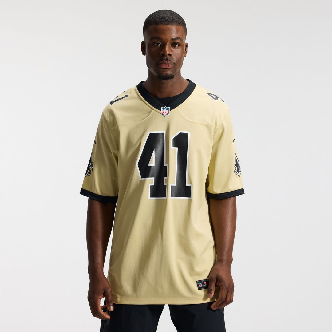 New Orleans Saints Alvin Kamara Nike White Alternate Game Jersey