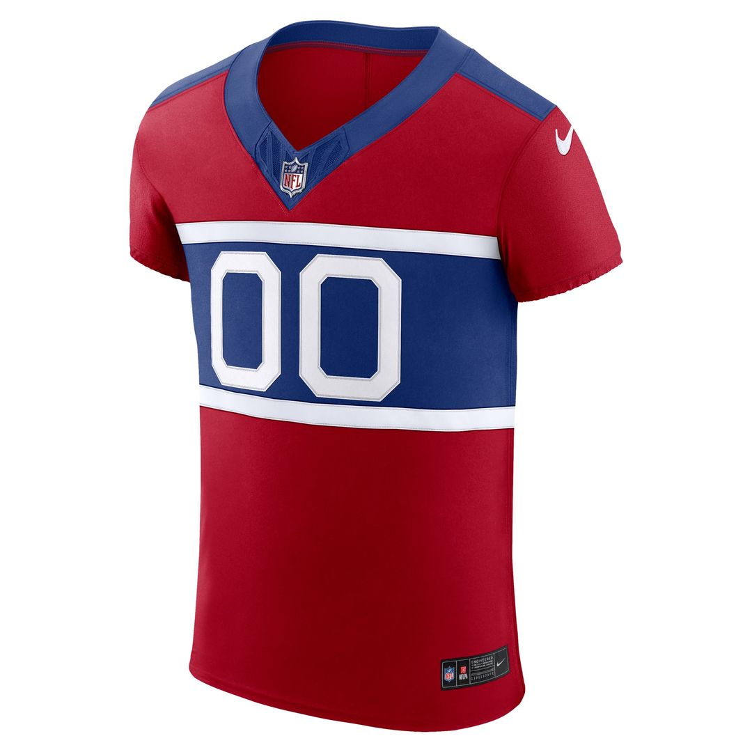 New York Giants Nike Red Alternate Vapor FUSE Elite Custom Jersey