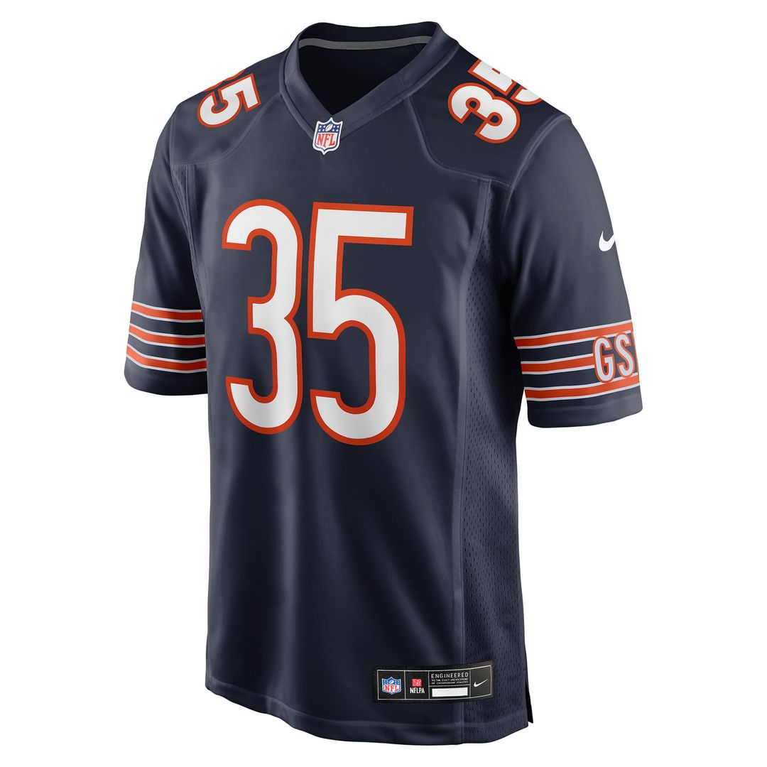 Chicago Bears Deion Hankins Nike Navy Game Jersey