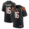 Cincinnati Bengals Joe Flacco Nike Black Game Jersey