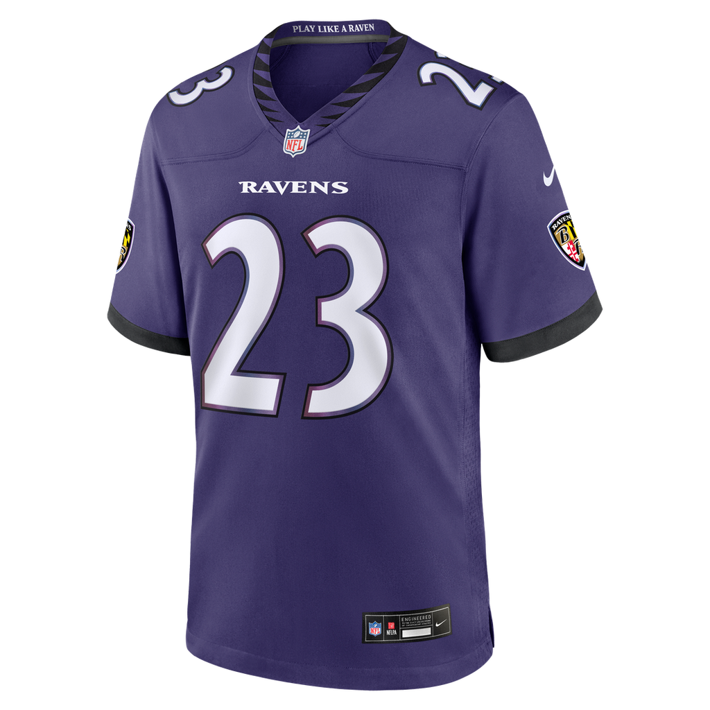 Baltimore Ravens Adam Randall Nike Purple Game Jersey