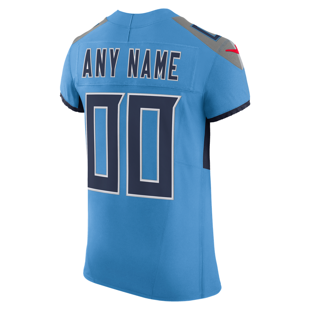 Tennessee Titans Nike Light Blue Team Vapor FUSE Elite Custom Jersey