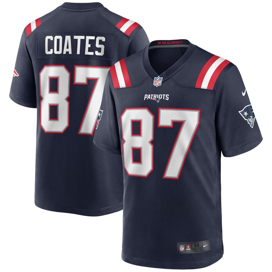 New England Patriots Ben Coates Nike Navy Retired Player Game Jersey