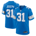 Detroit Lions Kerby Joseph Nike Blue Game Jersey