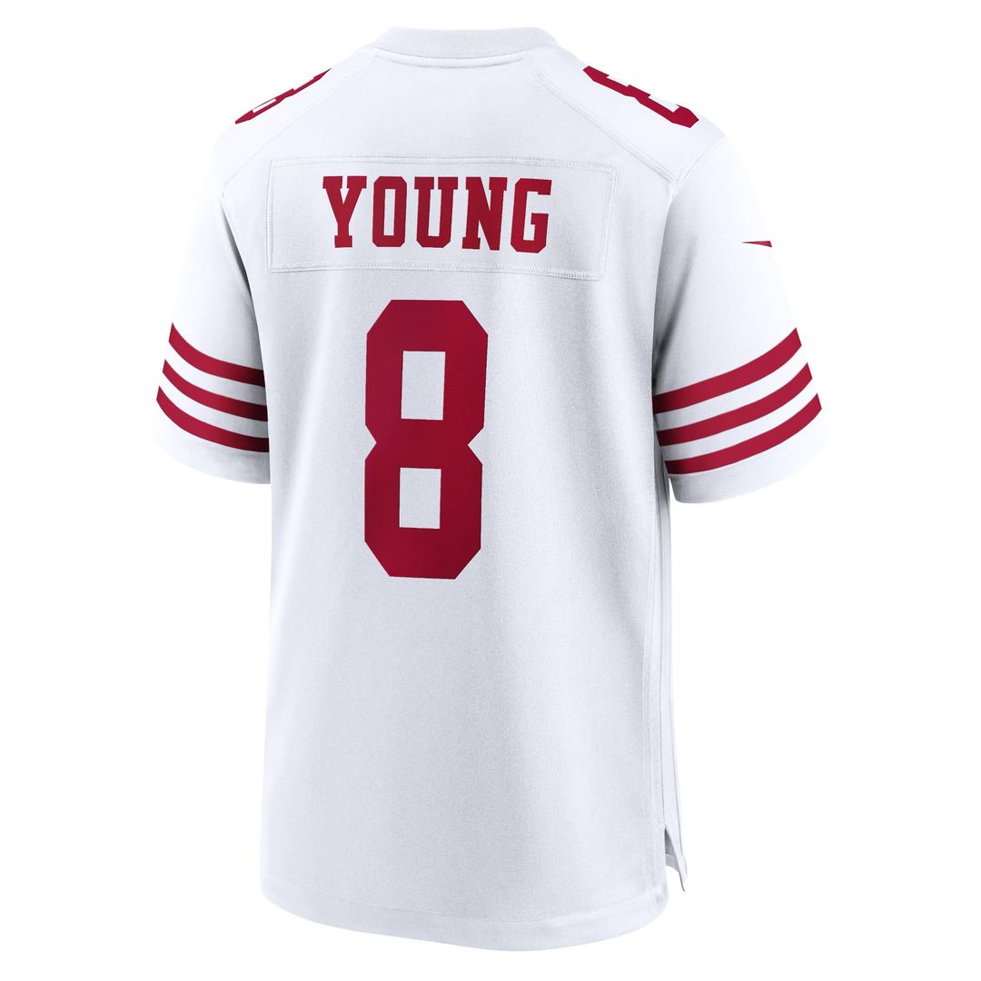 San Francisco 49ers Steve Young Nike White Retired Game Jersey