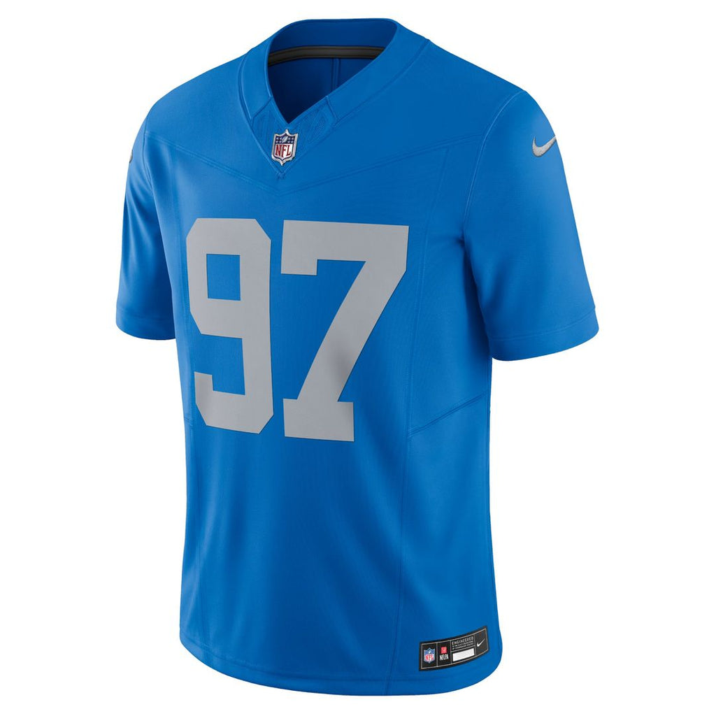 Detroit Lions Aidan Hutchinson Nike Black 2nd Alternate Vapor FUSE Limited Jersey