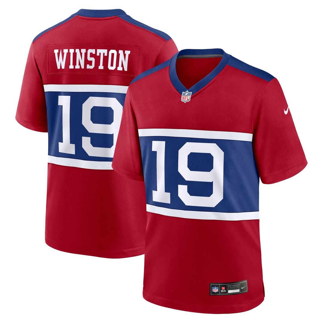 New York Giants Jameis Winston Nike Royal Game Jersey