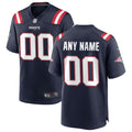 Nike New England Patriots Navy Custom Jersey
