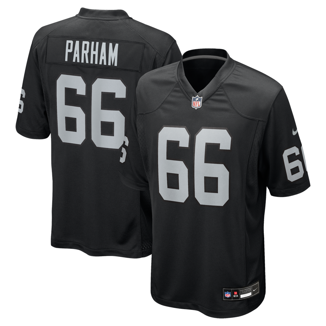 Las Vegas Raiders Dylan Parham Nike Black Game Jersey