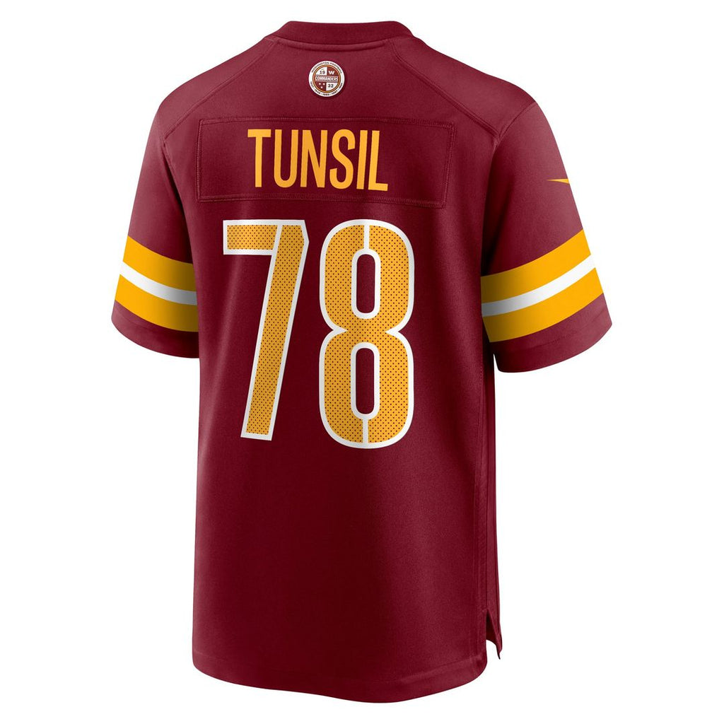 Washington Commanders Laremy Tunsil Nike Burgundy Game Jersey