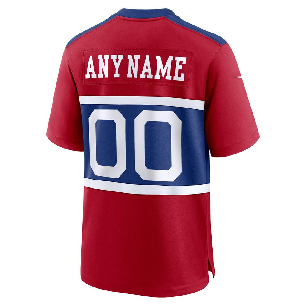 New York Giants Nike Royal Custom Jersey