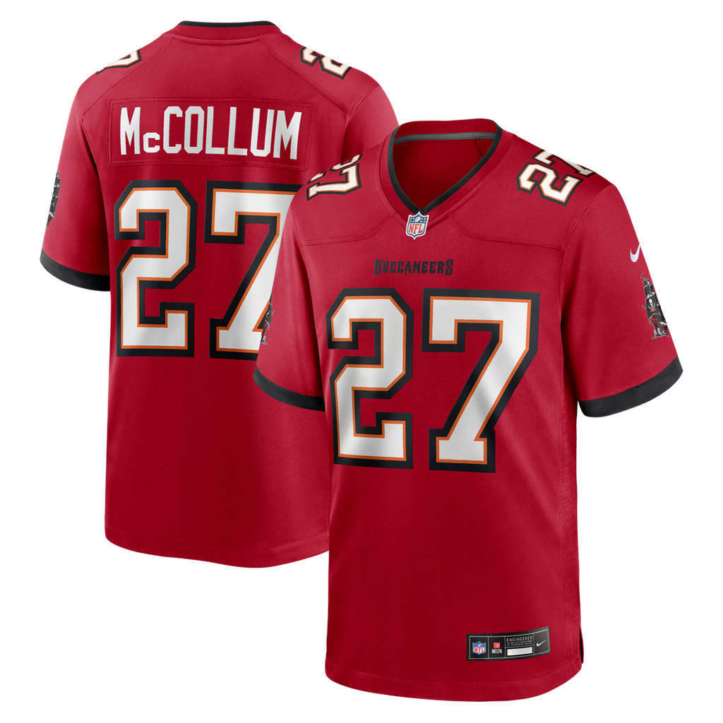 Tampa Bay Buccaneers Zyon McCollum Nike Red Game Jersey