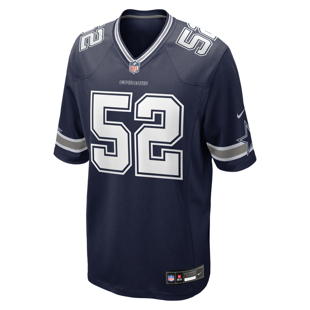 Dallas Cowboys Tyler Booker Nike Navy Game Jersey