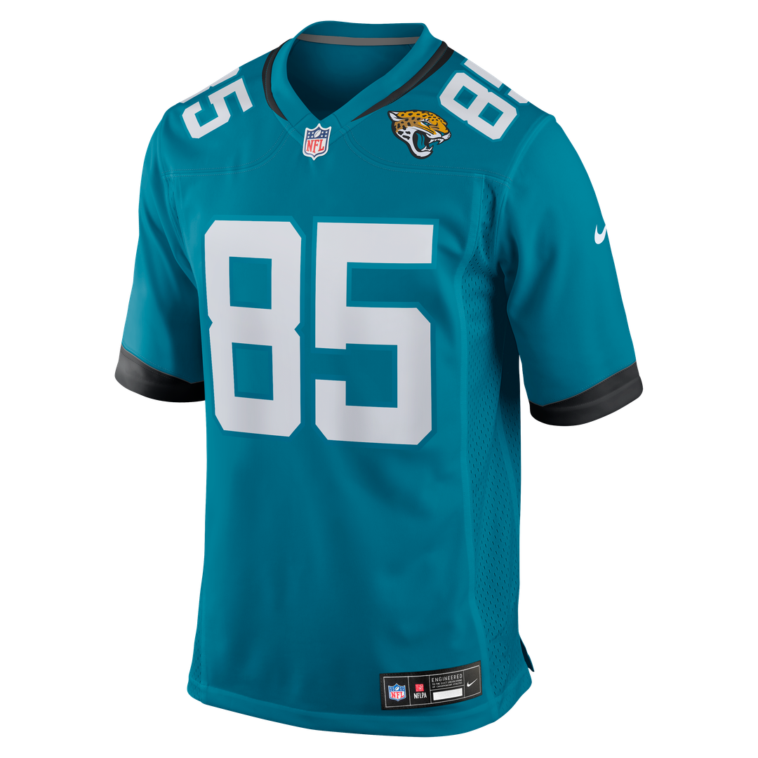 Jacksonville Jaguars Brenton Strange Nike Teal Game Jersey