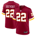 Washington Commanders Jacory Croskey - Merritt Nike Burgundy Game Jersey