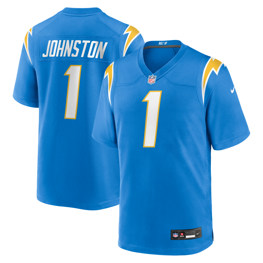 Los Angeles Chargers Quentin Johnston Nike Powder Blue Game Jersey
