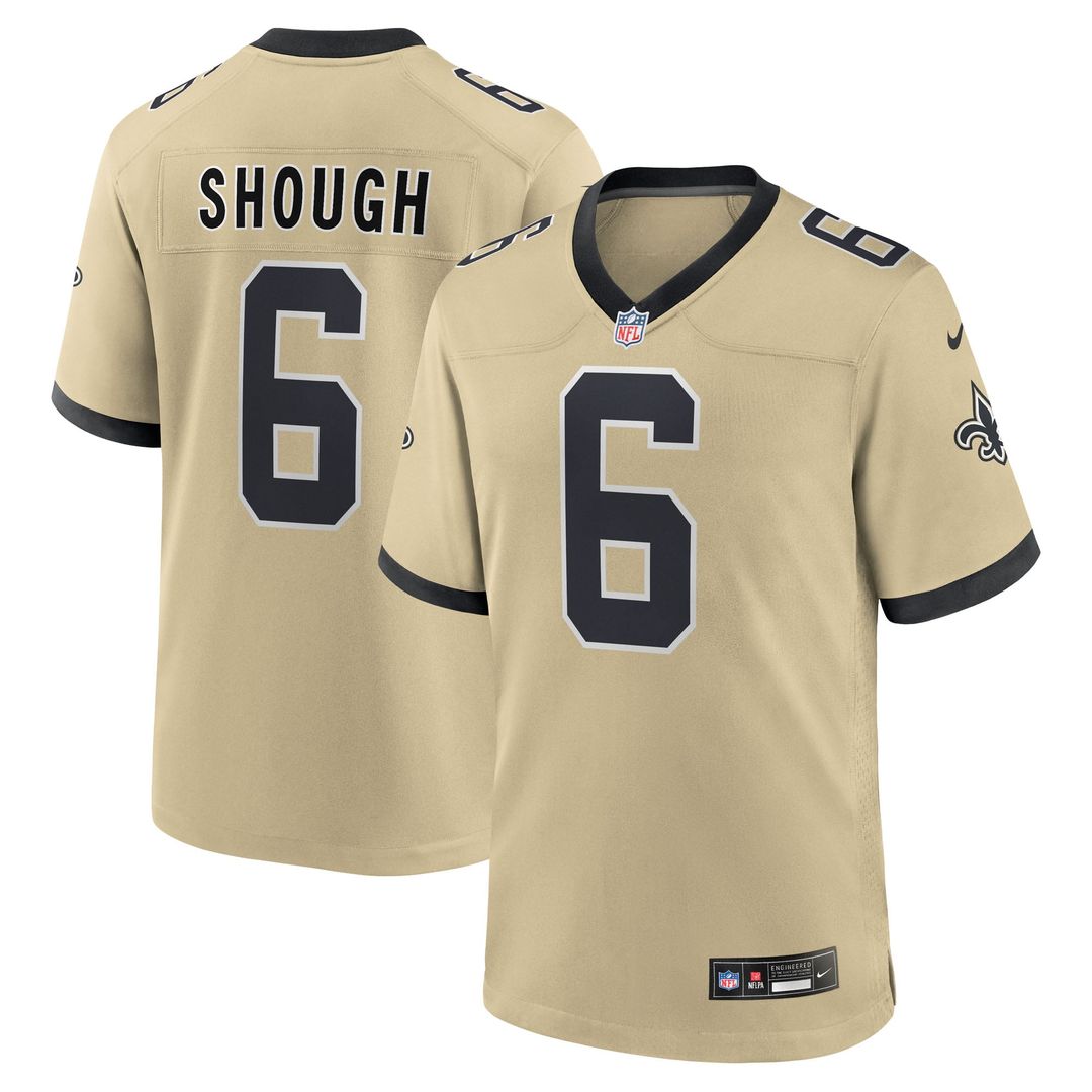 New Orleans Saints Tyler Shough Nike White Game Jersey
