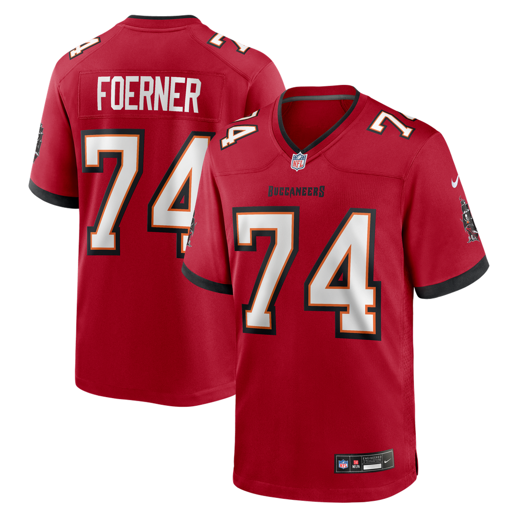 Tampa Bay Buccaneers Marshall Foerner Nike Red Game Jersey