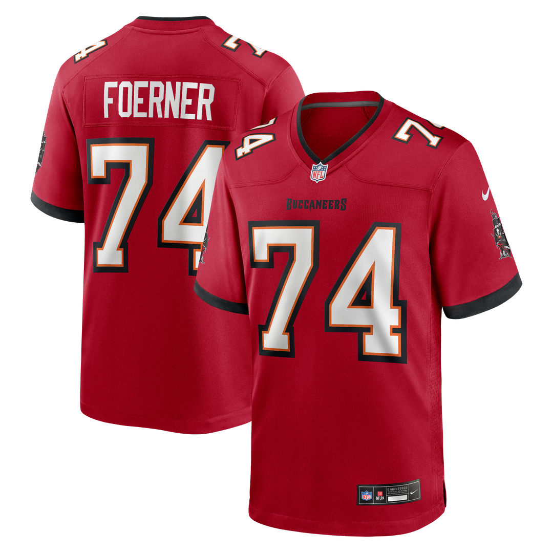 Tampa Bay Buccaneers Marshall Foerner Nike Red Game Jersey