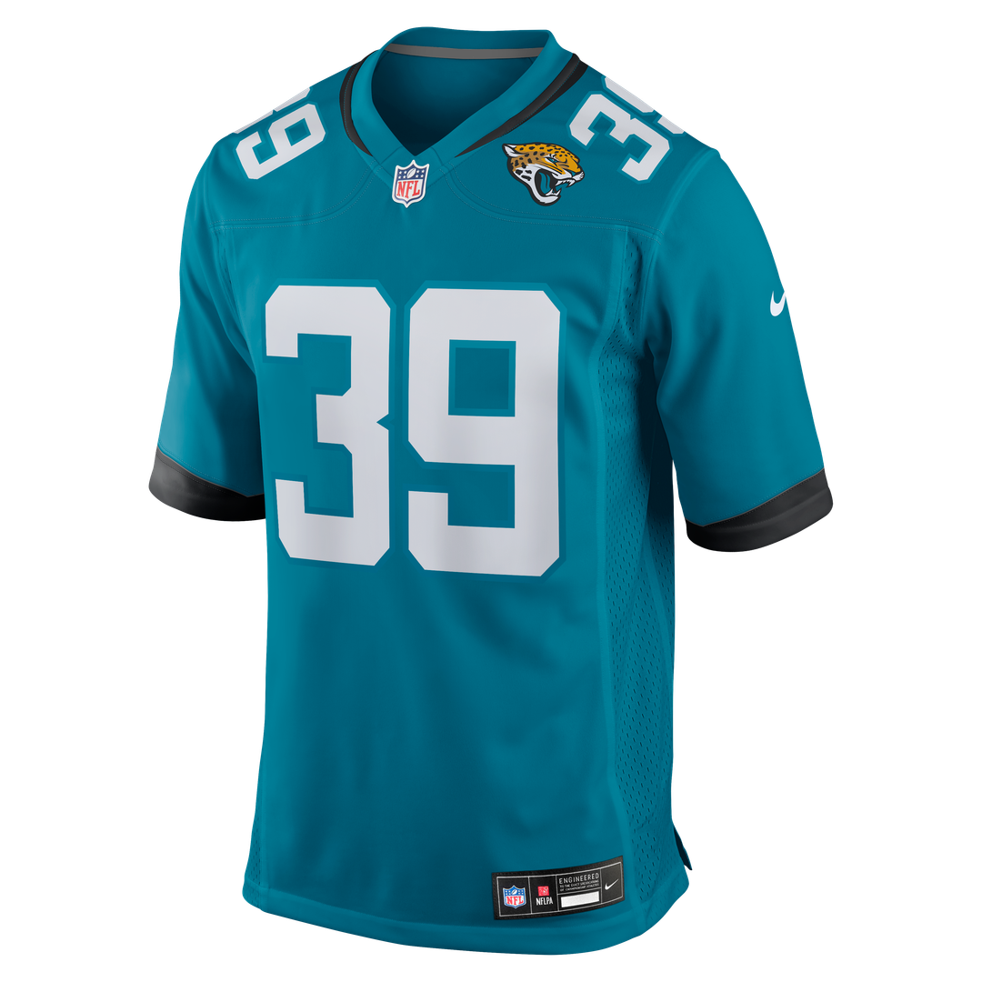 Jacksonville Jaguars Cam Little Nike Teal Game Jersey