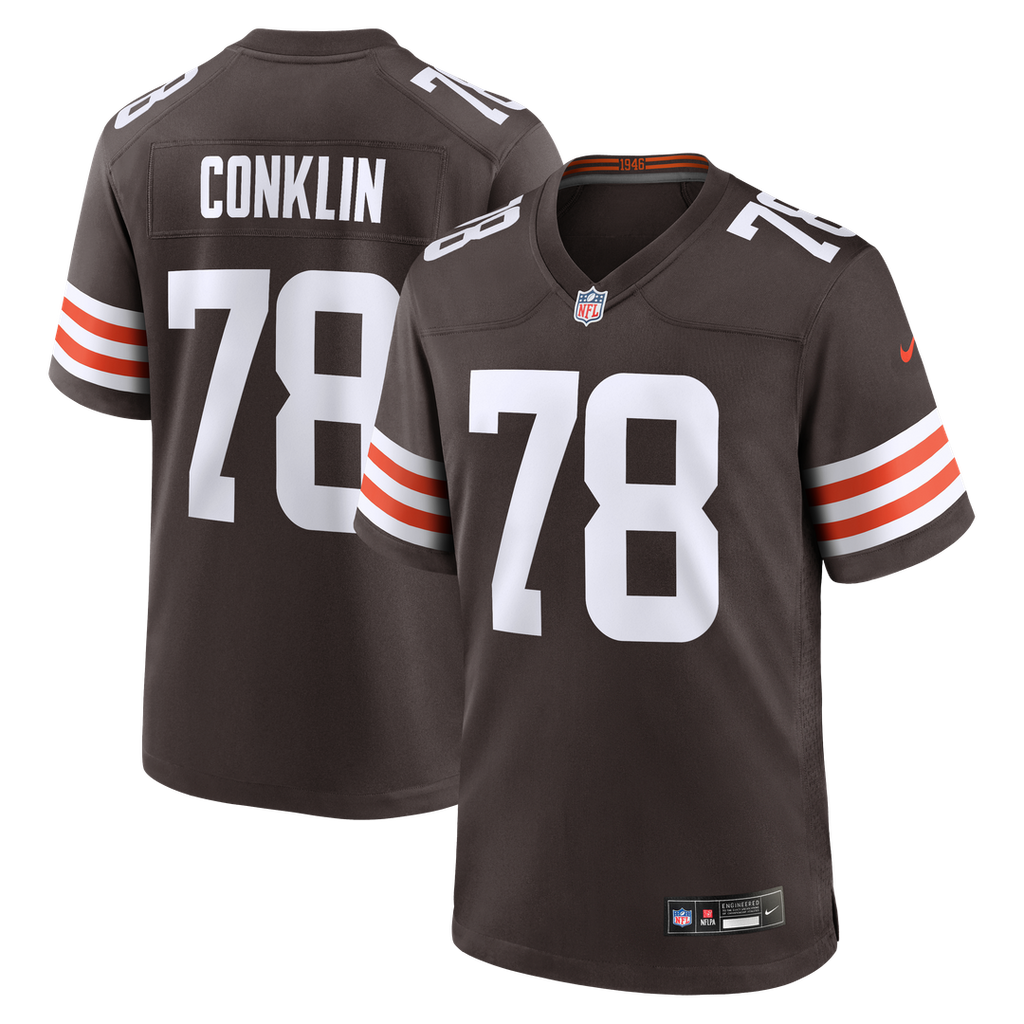 Cleveland Browns Jack Conklin Nike Brown Game Jersey