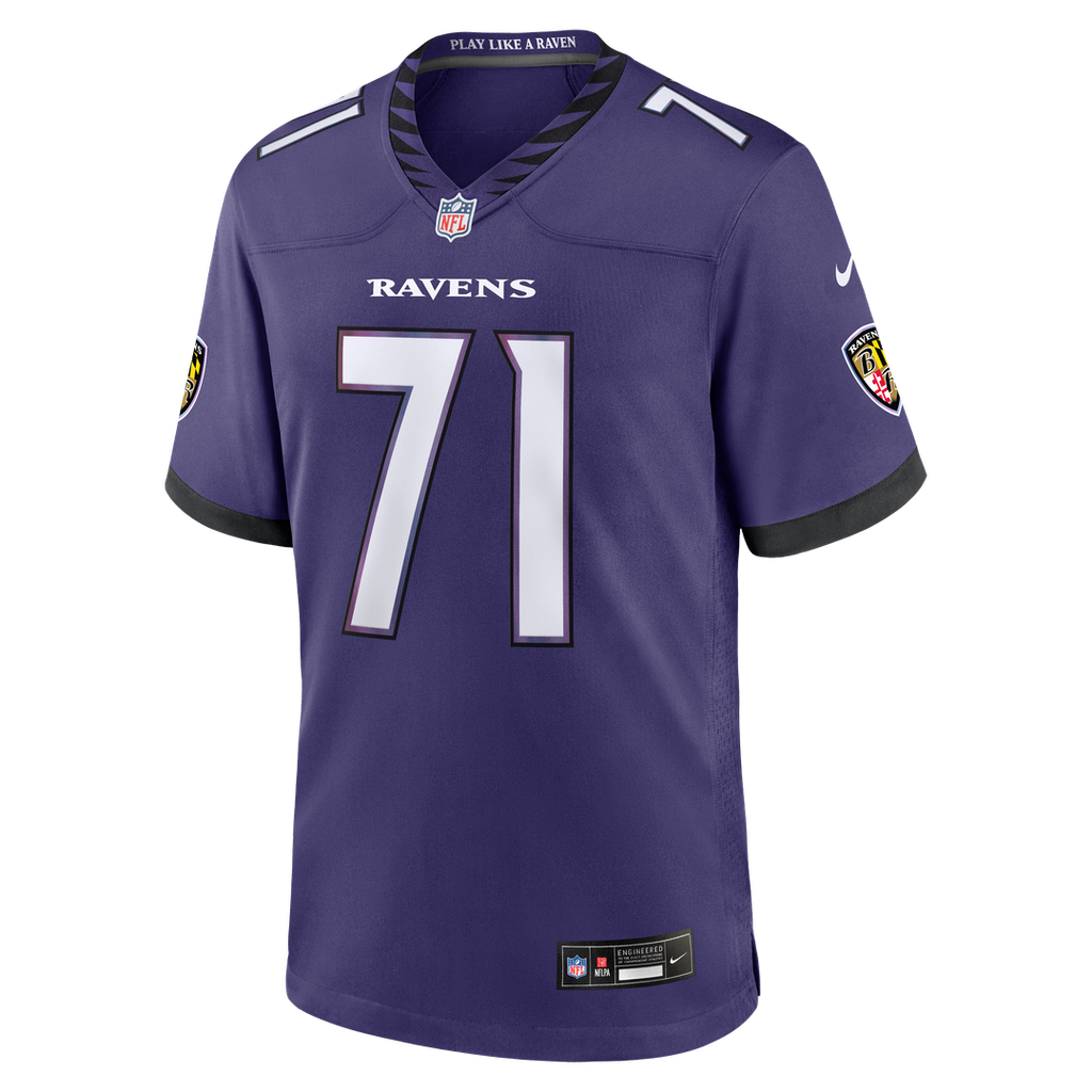 Baltimore Ravens Olaivavega Ioane Nike Purple Game Jersey