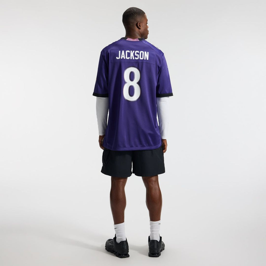 Baltimore Ravens Lamar Jackson Nike Purple Game Jersey