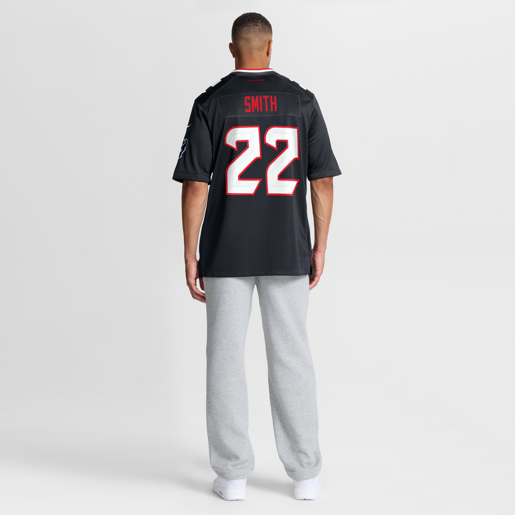 Houston Texans Jaylin Smith Nike Navy Game Jersey