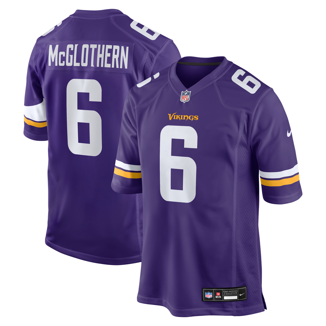 Minnesota Vikings Dwight McGlothern Nike Purple Game Jersey