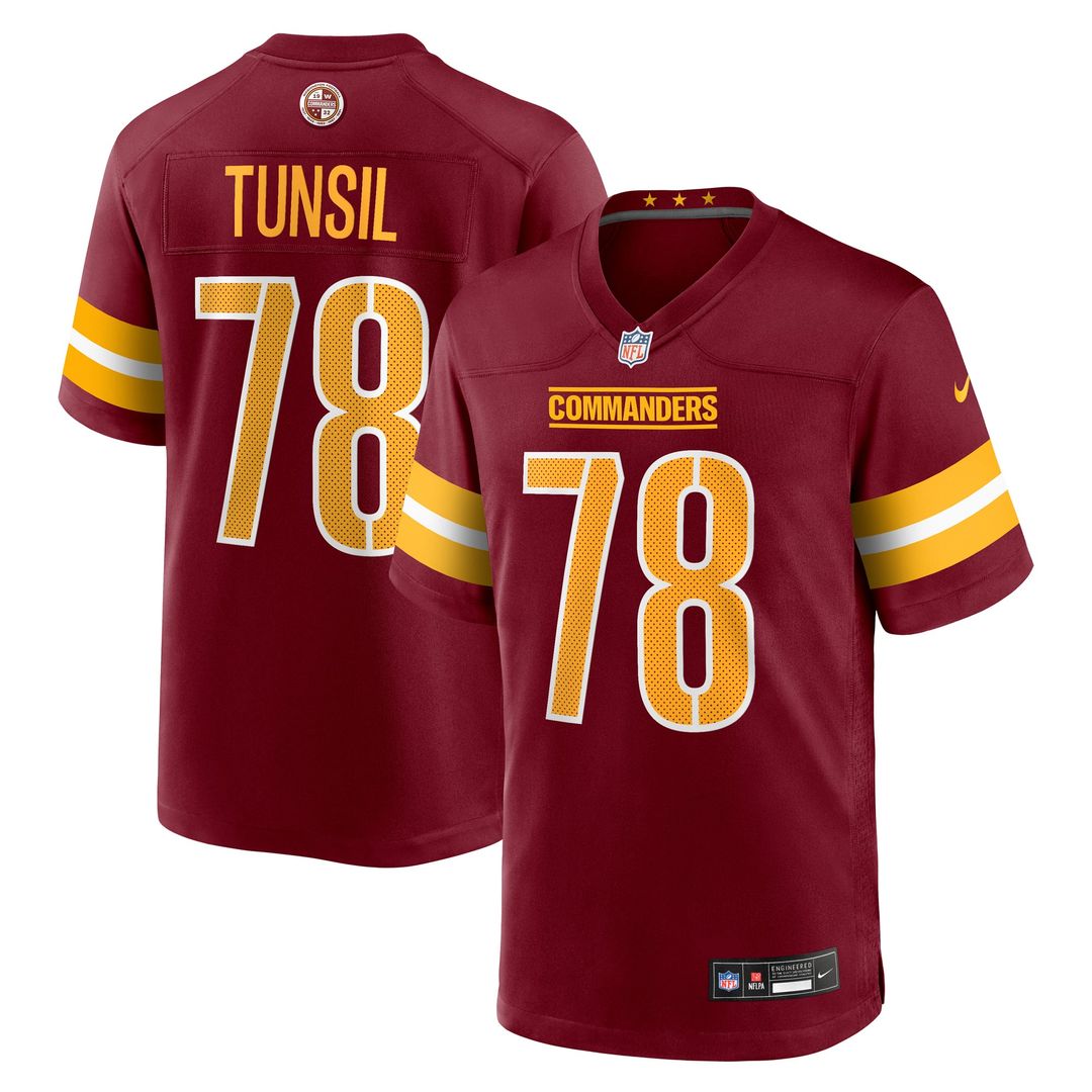 Washington Commanders Laremy Tunsil Nike Burgundy Game Jersey