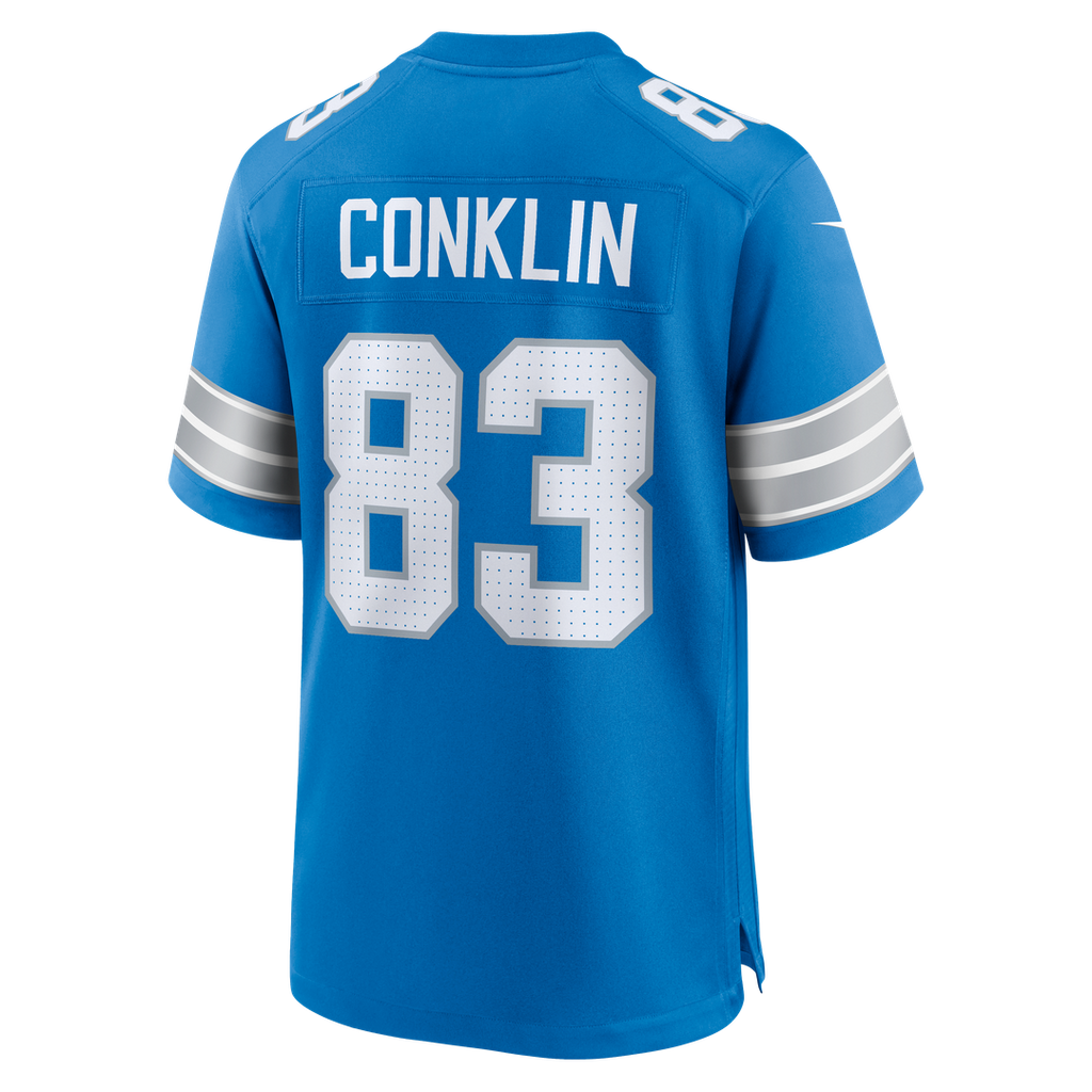 Detroit Lions Tyler Conklin Nike Blue Game Jersey