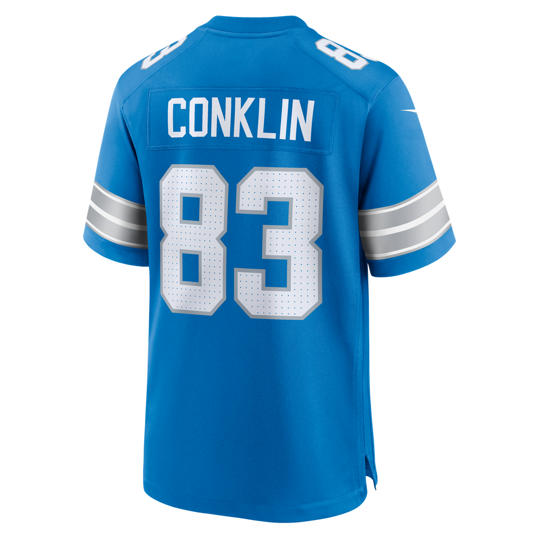 Detroit Lions Tyler Conklin Nike Blue Game Jersey