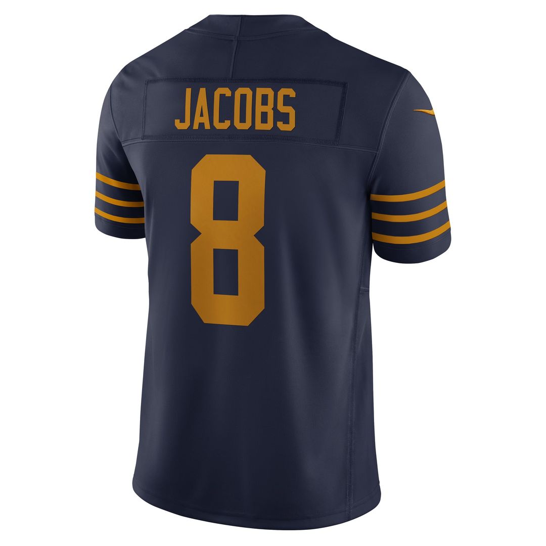 Green Bay Packers Josh Jacobs Nike Navy The 1923 Classic Vapor FUSE Limited Jersey