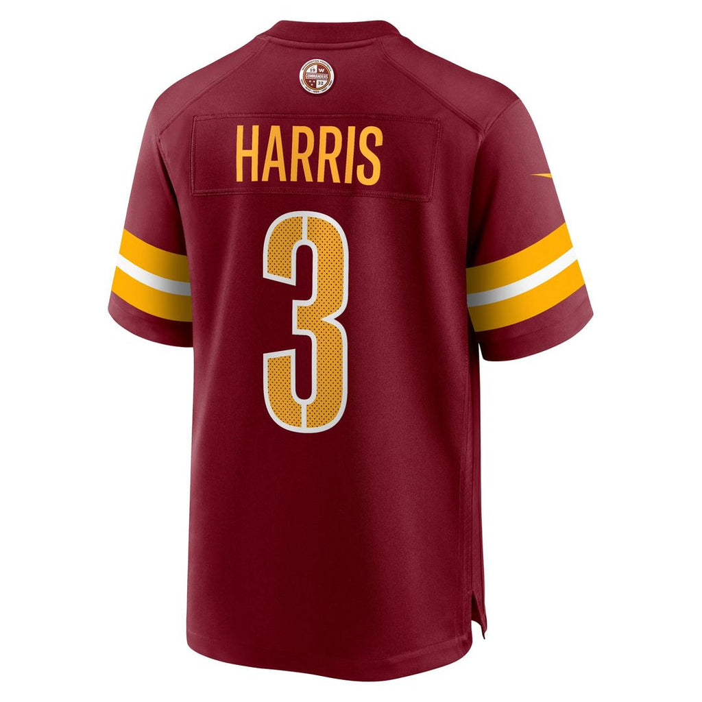 Washington Commanders Will Harris Nike Burgundy Game Jersey