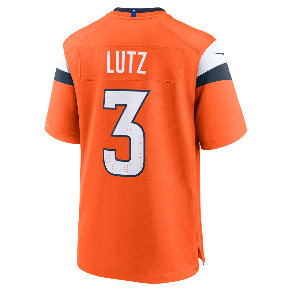 Denver Broncos Wil Lutz Nike Orange Game Jersey