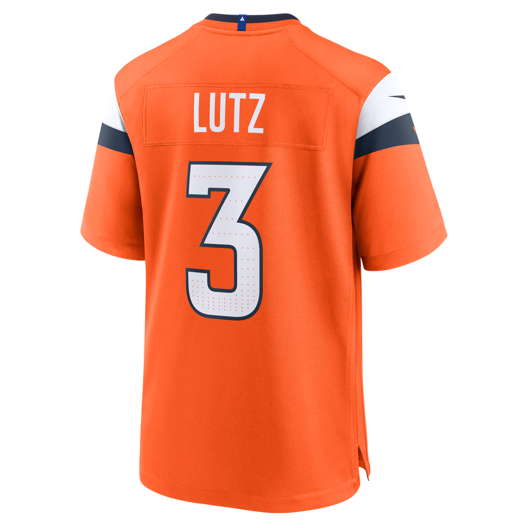 Denver Broncos Wil Lutz Nike Orange Game Jersey