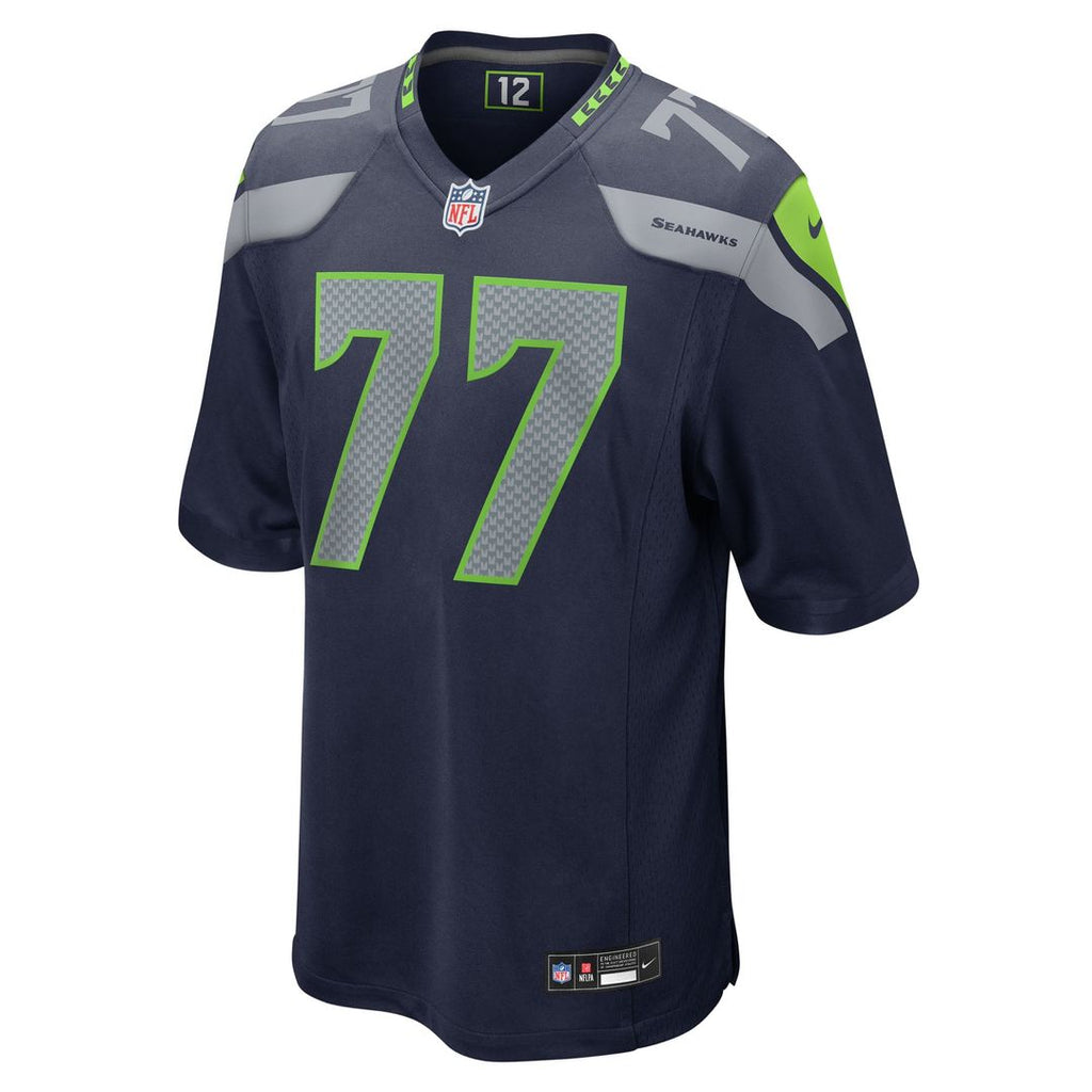 Seattle Seahawks Bryce Cabeldue Nike College Navy Game Jersey