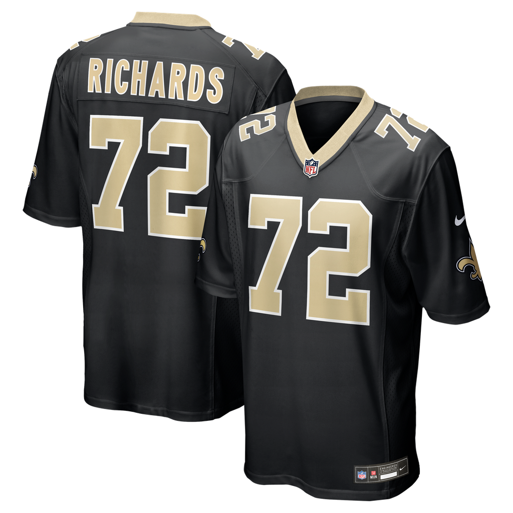 New Orleans Saints Asim Richards Nike Black Game Jersey