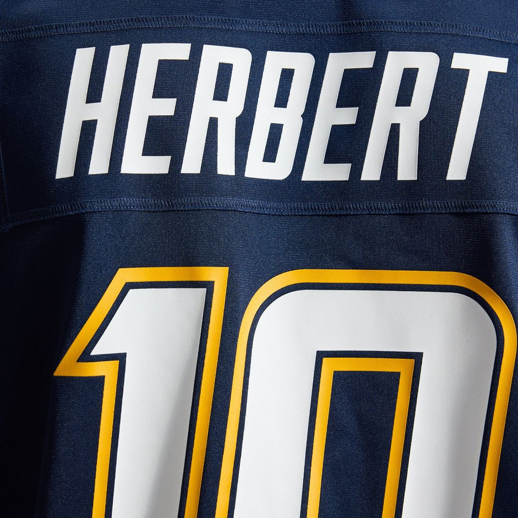 Los Angeles Chargers Justin Herbert Nike Navy Alternate Super Chargers Game Jersey