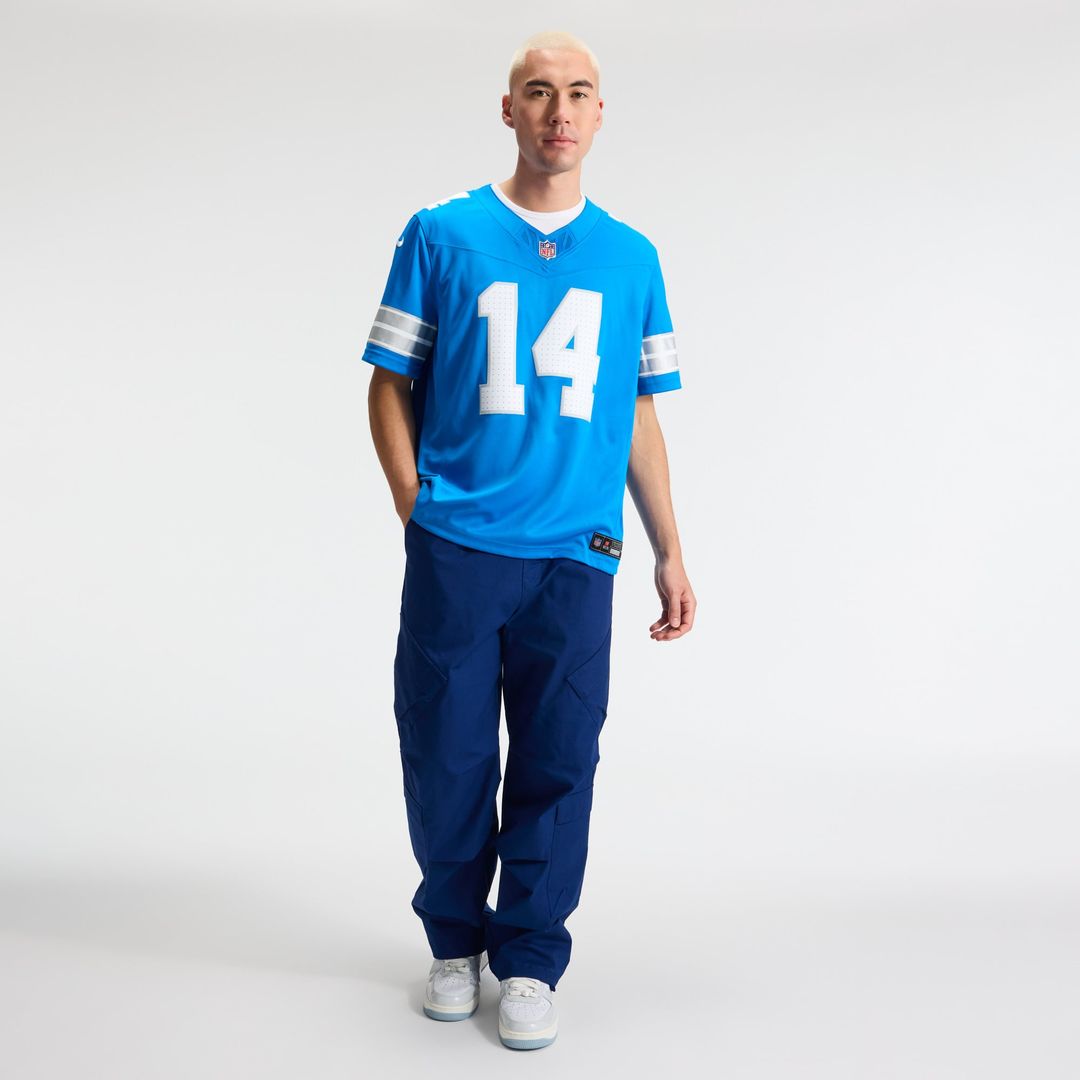 Detroit Lions Amon - Ra St. Brown Nike Blue Team Vapor FUSE Stitched Limited Jersey