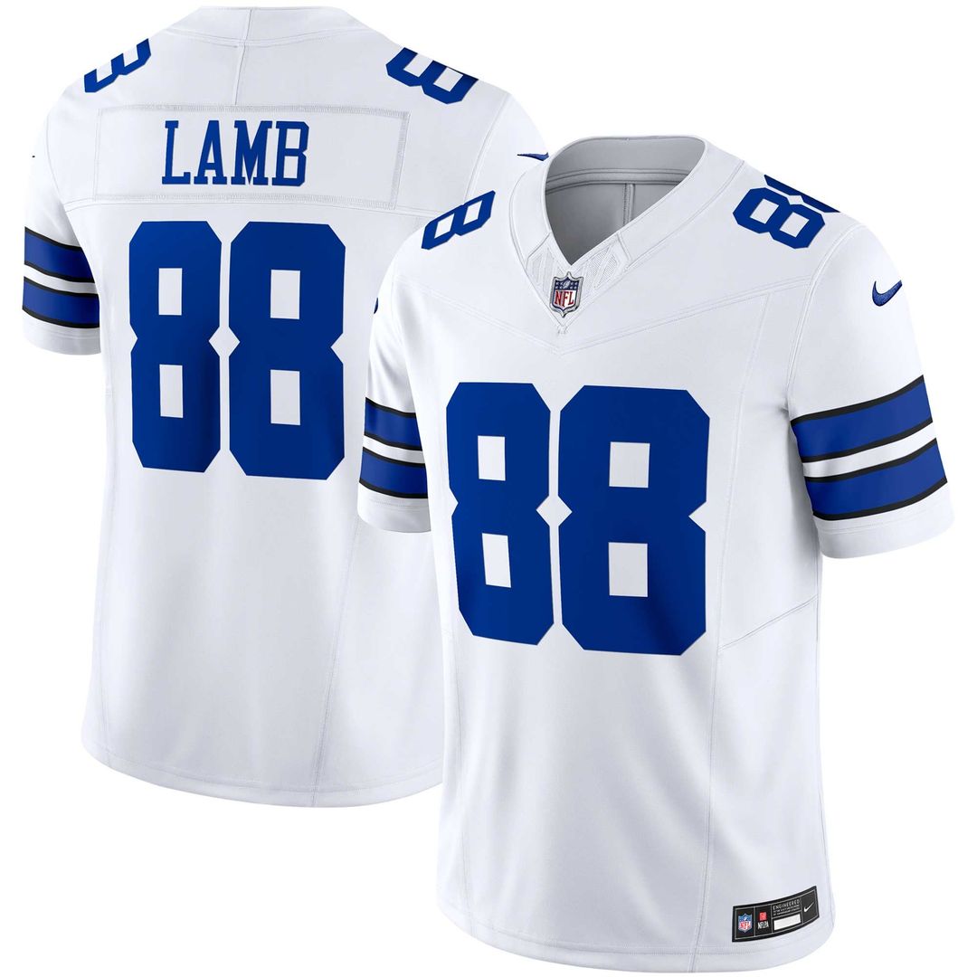 Dallas Cowboys CeeDee Lamb Nike White Vapor FUSE Limited Jersey