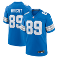 Detroit Lions Brock Wright Nike Blue Game Jersey