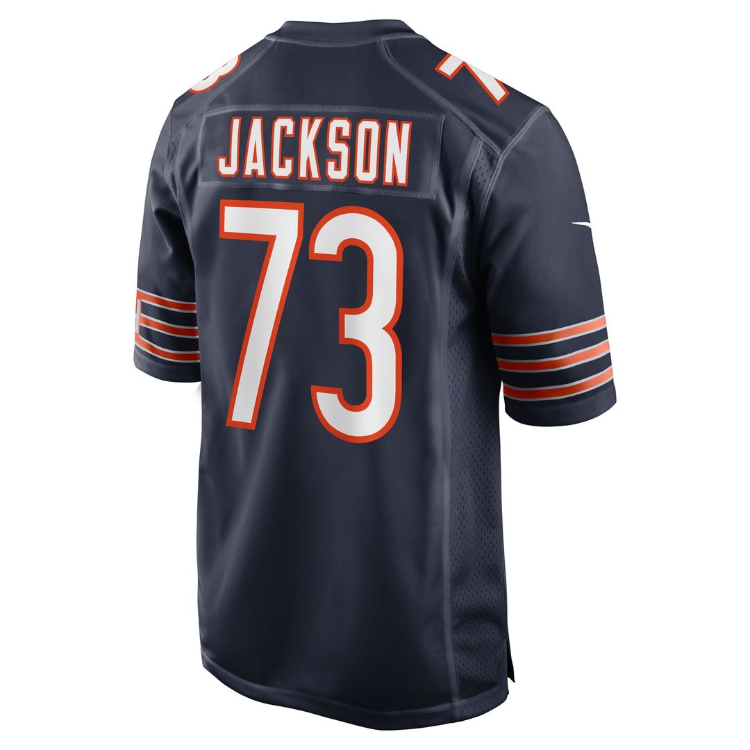 Chicago Bears Jonah Jackson Nike Navy Game Jersey